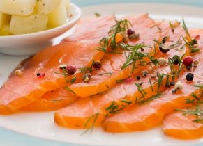 [NOEL2021220] F - SAUMON MARINÉ (GRAVAD) PRÉTRANCHÉ. 4 paquets de 250g