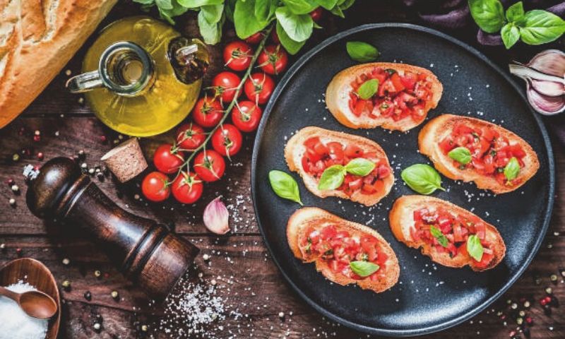 [210709_2617] Antipasti (Bruschetta olives vertes)