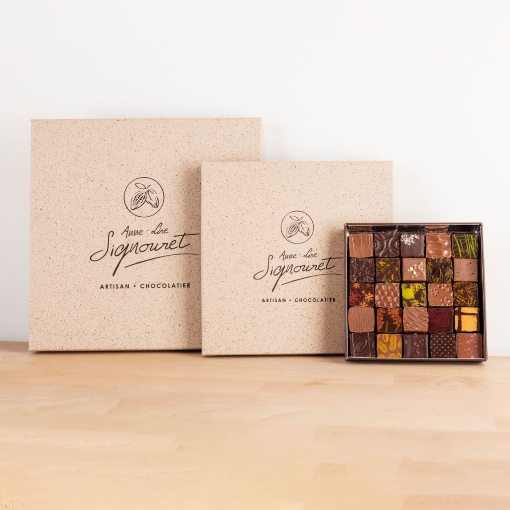 [231009_6506] Signouret- Coffret (23- Coffret Lait- 25 chocolats (180g))