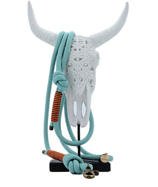 [240325_7299] Kitsuné Dog- laisse (Laisse chien main libre- Paracorde- Taille 1.65m)