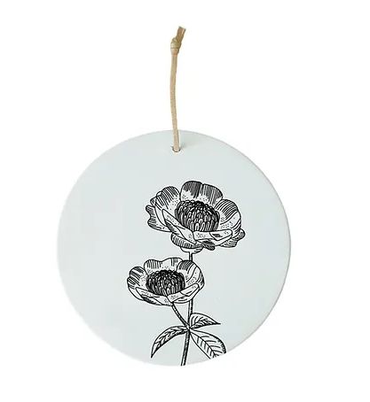 [240327_7330] Médaillon "Fleurs"- 8 cm